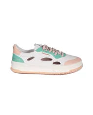 FOAMERS Sneakers donna WHITE BEIGE PINK AQUA