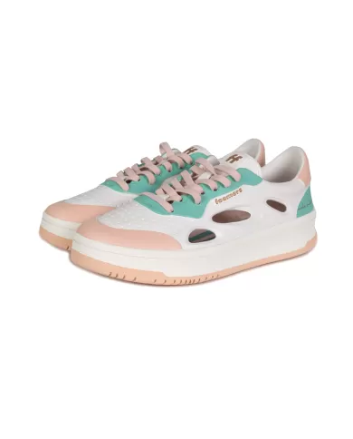 Andriani FOAMERS Sneakers donna WHITE BEIGE PINK AQUA S4FOAM01 EVA W.R09