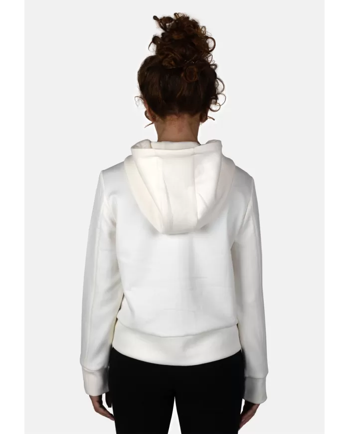 K WAY Felpa tuta donna Divine White Gardenia