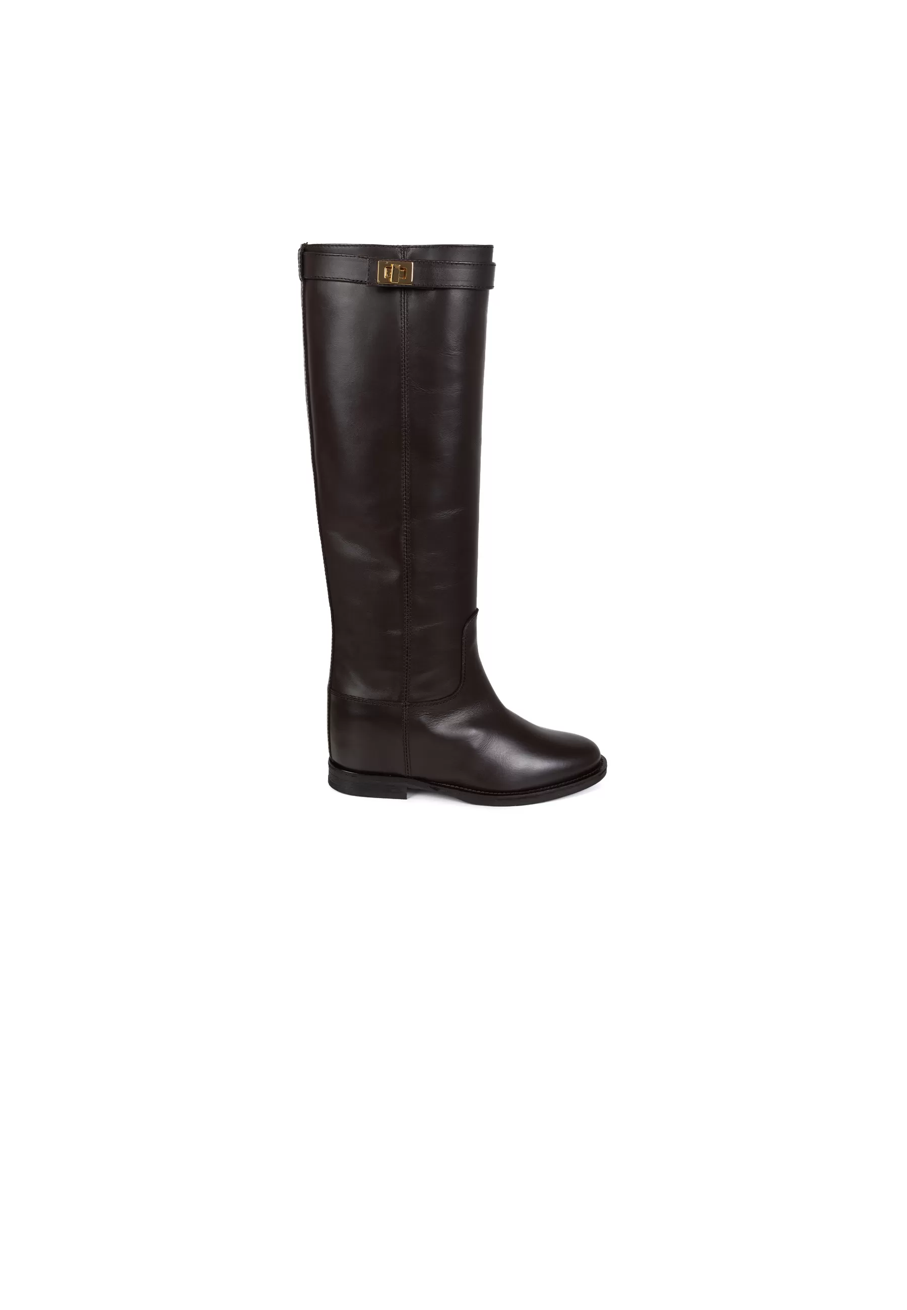ロングブーツ VIA ROMA 15 FW25 STIVALE CON LUCCHETTO (3807 TESTADIMORO) stivale-con-lucchetto-via-roma