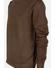 Andriani SUN 68 Maglia girocollo in lana e cotone Marrone K44147.08