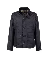 Andriani BARBOUR Giaccone uomo cerato Reelin Blu navy MWX1106.NY92