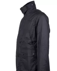 Andriani BARBOUR Giaccone uomo cerato Reelin Blu navy MWX1106.NY92