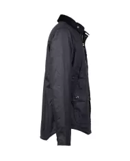 Andriani BARBOUR Giaccone uomo cerato Reelin Blu navy MWX1106.NY92