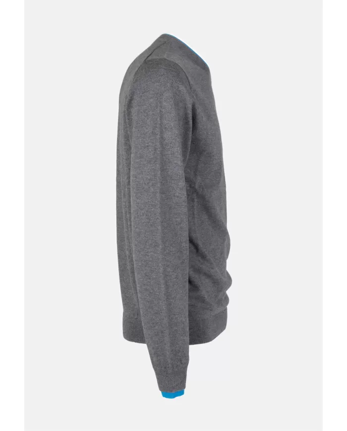 Andriani SUN 68 Maglia girocollo uomo Grigio scuro K44125.47