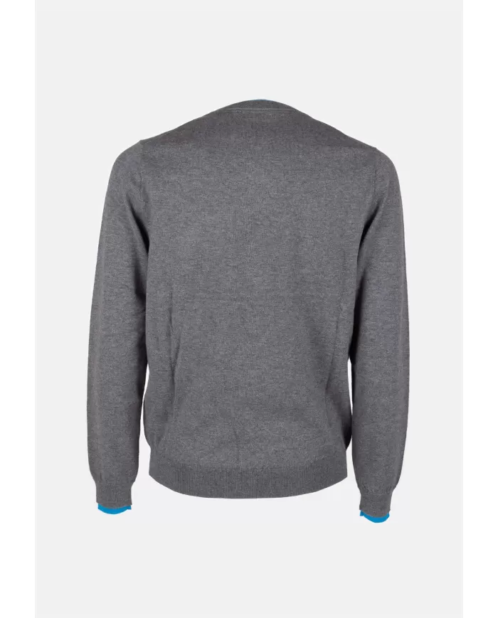 Andriani SUN 68 Maglia girocollo uomo Grigio scuro K44125.47