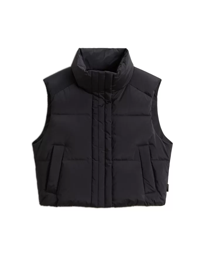 Andriani WOOLRICH Gilet donna trapuntato Alsea Nero CFWWOU1040FRUT1148.100