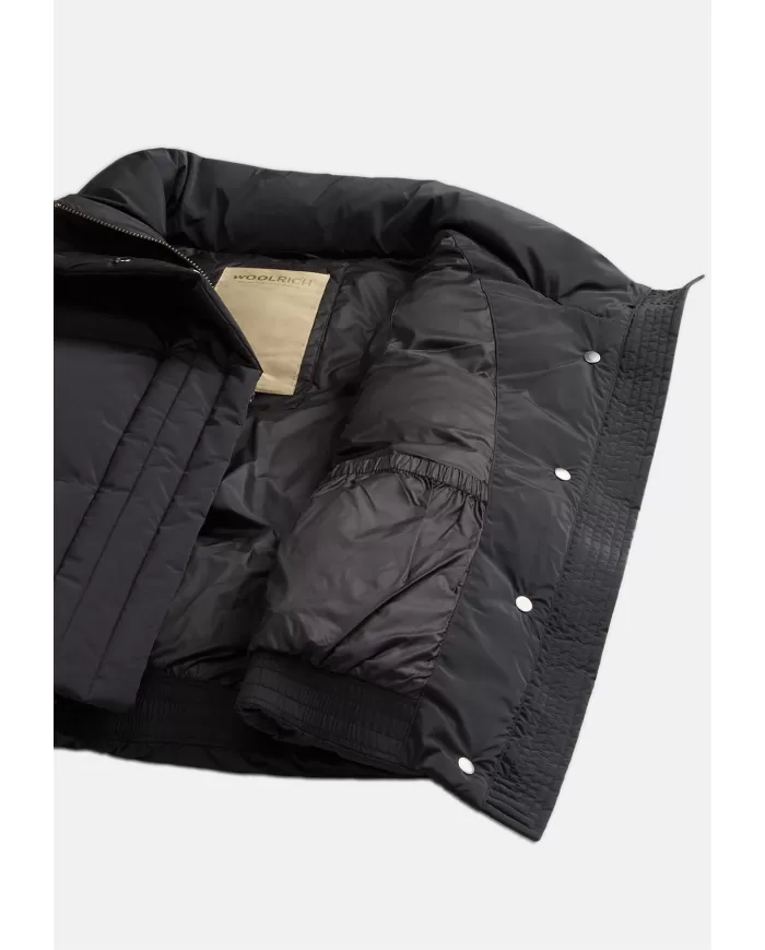 Andriani WOOLRICH Gilet donna trapuntato Alsea Nero CFWWOU1040FRUT1148.100