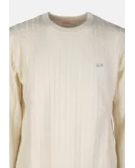 Andriani SUN 68 Maglia uomo girocollo bianco panna K44155.31