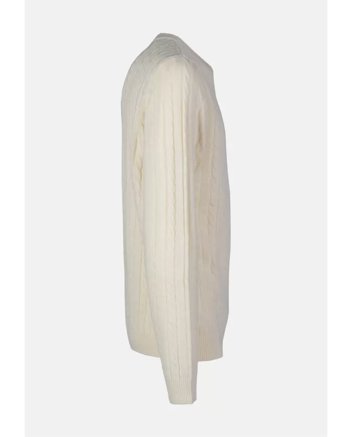 Andriani SUN 68 Maglia uomo girocollo bianco panna K44155.31