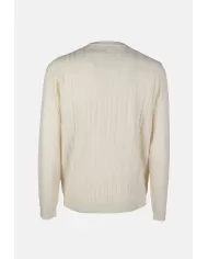 Andriani SUN 68 Maglia uomo girocollo bianco panna K44155.31