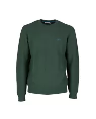 SUN 68 Maglia uomo piquet Verde scuro