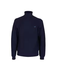 SUN 68 Maglia uomo piquet Navy blue