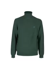 SUN 68 Maglia uomo piquet Verde scuro