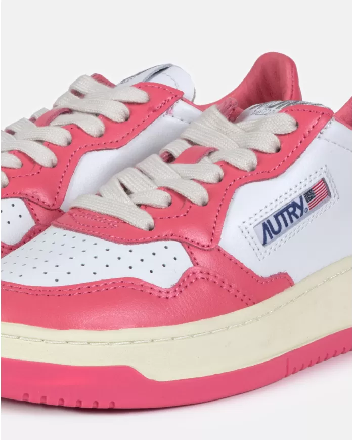 AUTRY Sneakers Donna Medalist Low WHT/TEAROSE