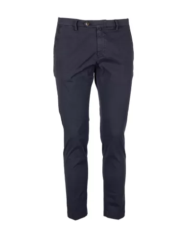 Andriani BRIGLIA Pantalone Uomo in rasatello di cotone Blu navy BG04 325008.011