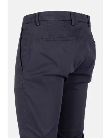 Andriani BRIGLIA Pantalone Uomo in rasatello di cotone Blu navy BG04 325008.011