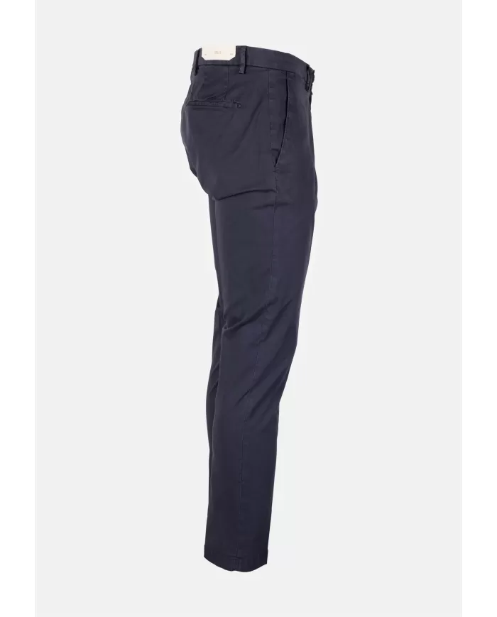 Andriani BRIGLIA Pantalone Uomo in rasatello di cotone Blu navy BG04 325008.011