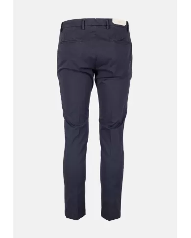 Andriani BRIGLIA Pantalone Uomo in rasatello di cotone Blu navy BG04 325008.011