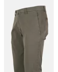 Andriani BRIGLIA Pantalone Uomo in rasatello di cotone verde BG04 325008.082