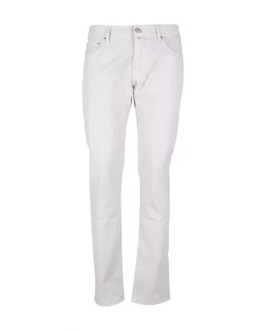 Andriani JACOB COHEN Pantaloni uomo PEARL GREY JUM_QE006 054 S2544 TR.A79