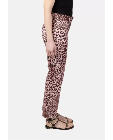 Andriani A PAPER KID Jeans donna animalier Rosa PKWODP222.295