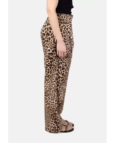 Andriani A PAPER KID Pantaloni donna con pinces Cammello PKWOPA064.178