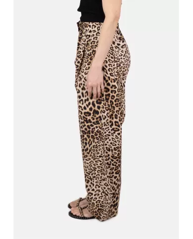 Andriani A PAPER KID Pantaloni donna con pinces Cammello PKWOPA064.178