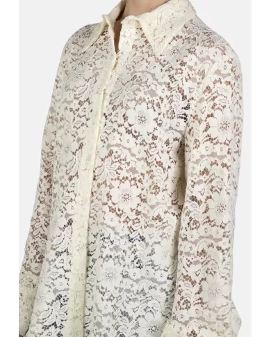 Andriani A PAPER KID Camicia in pizzo donna Panna PKWOSI186.010