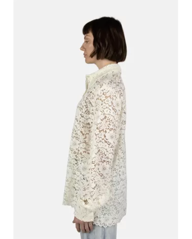 Andriani A PAPER KID Camicia in pizzo donna Panna PKWOSI186.010