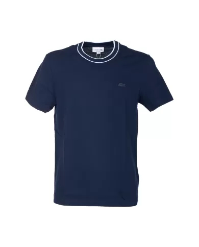 Andriani LACOSTE T-shirt uomo in piqué blu TH8174.166