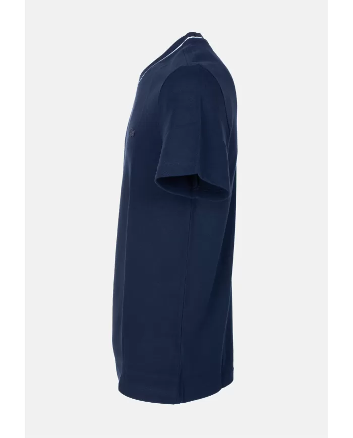 Andriani LACOSTE T-shirt uomo in piqué blu TH8174.166