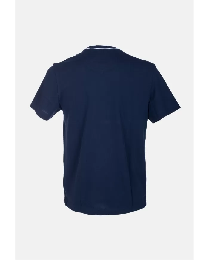 Andriani LACOSTE T-shirt uomo in piqué blu TH8174.166