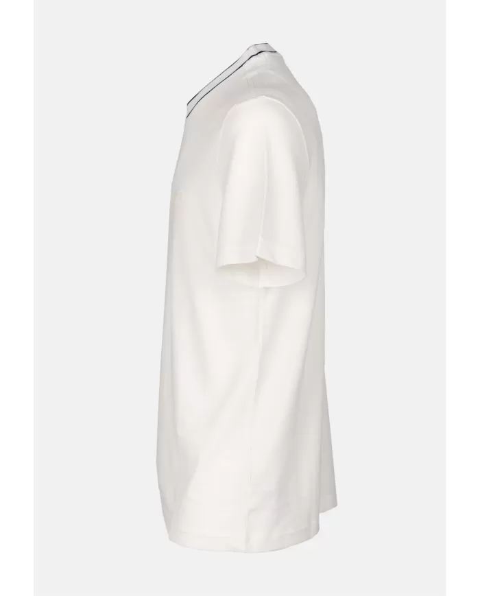 Andriani LACOSTE T-shirt uomo in piqué bianca TH8174.70V