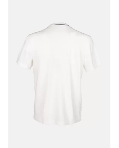 Andriani LACOSTE T-shirt uomo in piqué bianca TH8174.70V