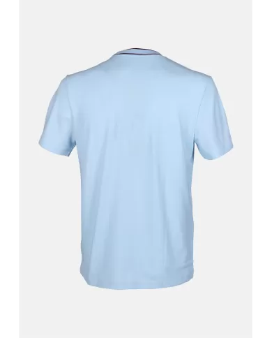Andriani LACOSTE T-shirt uomo in piqué Celeste TH8174.T01