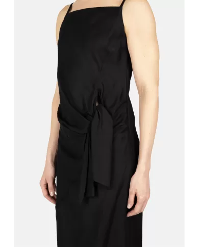 Andriani TELA Abito fiocco Nero 010267 010486.X001