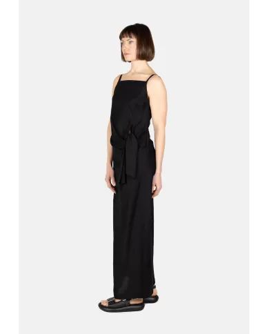 Andriani TELA Abito fiocco Nero 010267 010486.X001