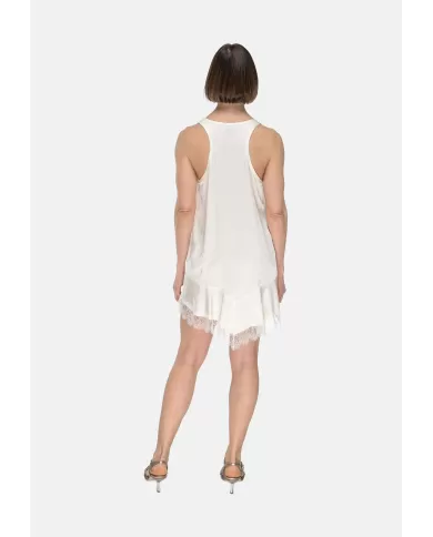 Andriani 8PM Abito corto donna pizzo Avorio D8PM51A129.119