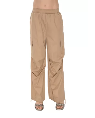 Andriani 8PM Pantaloni cargo donna Cammello D8PM51P148.021