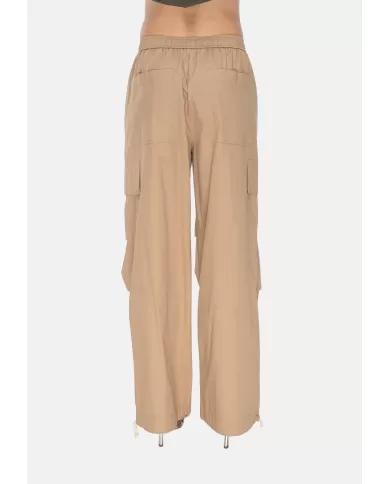 Andriani 8PM Pantaloni cargo donna Cammello D8PM51P148.021