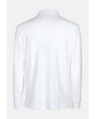 Andriani LACOSTE Polo uomo regular fit in piqué elasticizzato bianca PH2481.001