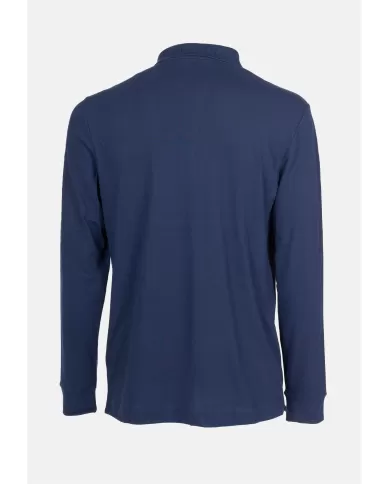 Andriani LACOSTE Polo uomo regular fit in piqué elasticizzato blu PH2481.166