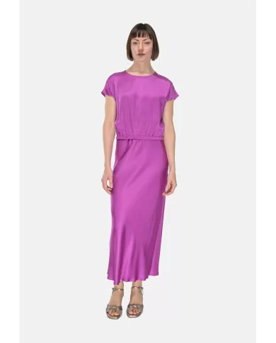 Andriani ANNA PALMER Gonna lunga in raso Ciclamino GINGER3240.44