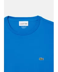 Andriani LACOSTE T-shirt in cotone Pima turchese TH6709.3D3