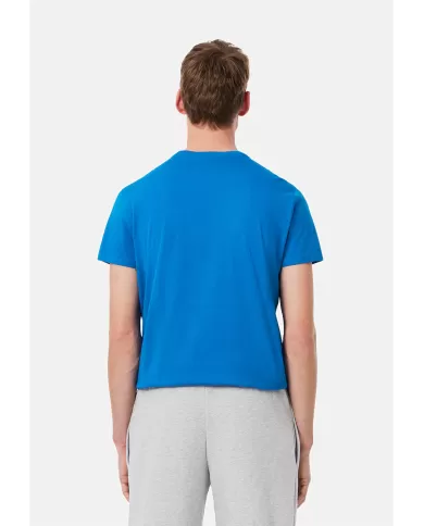 Andriani LACOSTE T-shirt in cotone Pima turchese TH6709.3D3