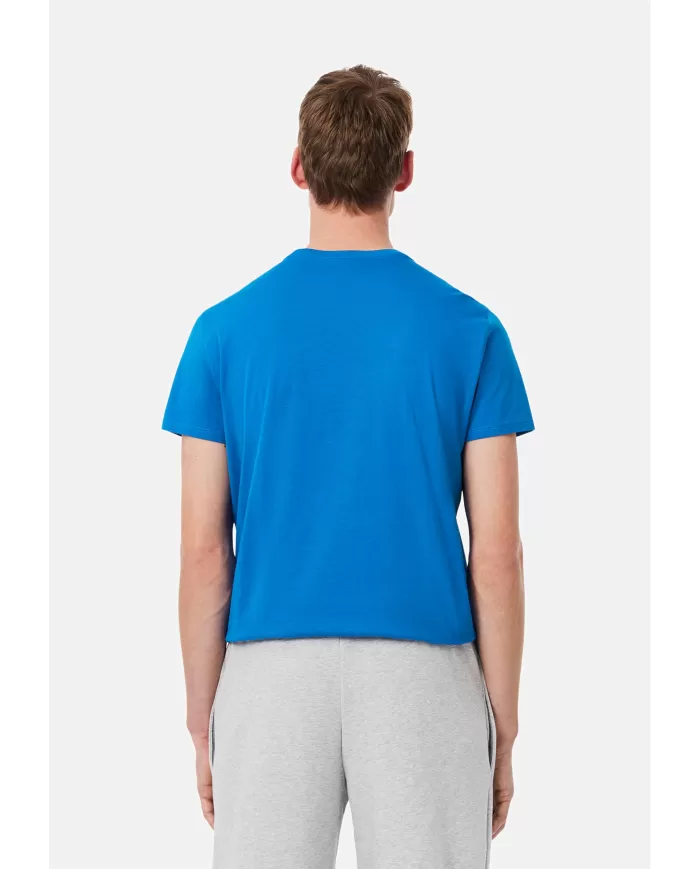 Andriani LACOSTE T-shirt in cotone Pima turchese TH6709.3D3