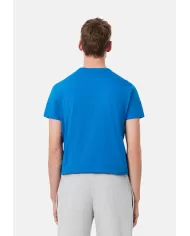 Andriani LACOSTE T-shirt in cotone Pima turchese TH6709.3D3