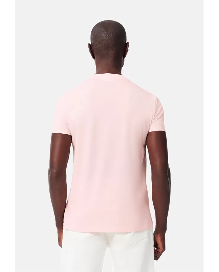 Andriani LACOSTE T-shirt in cotone Pima rosa TH6709.T03