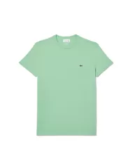 LACOSTE T-shirt in cotone Pima verde acqua